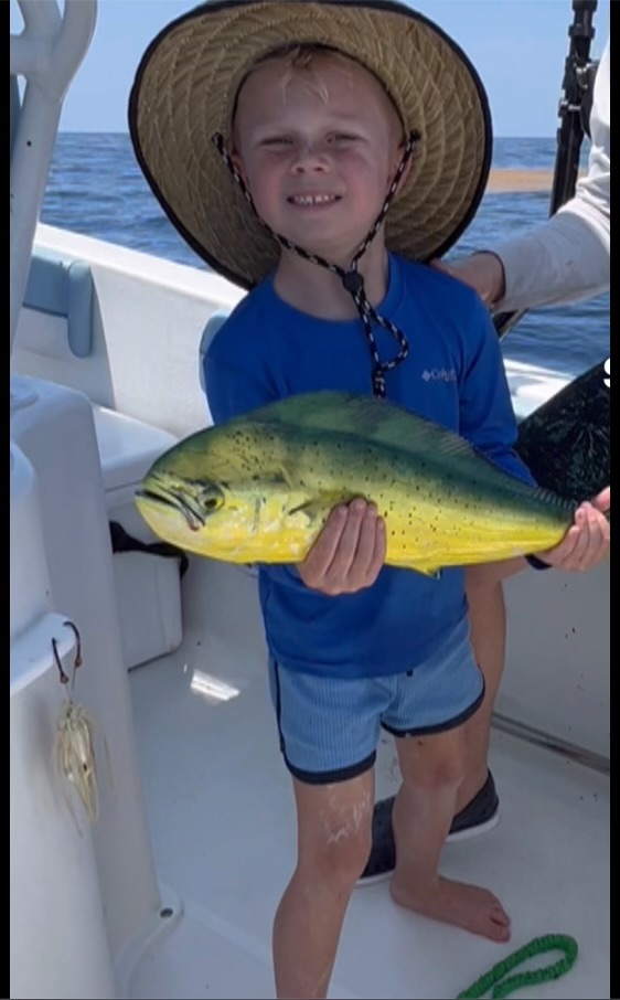 Family fishing trip in Daytona Beach waters